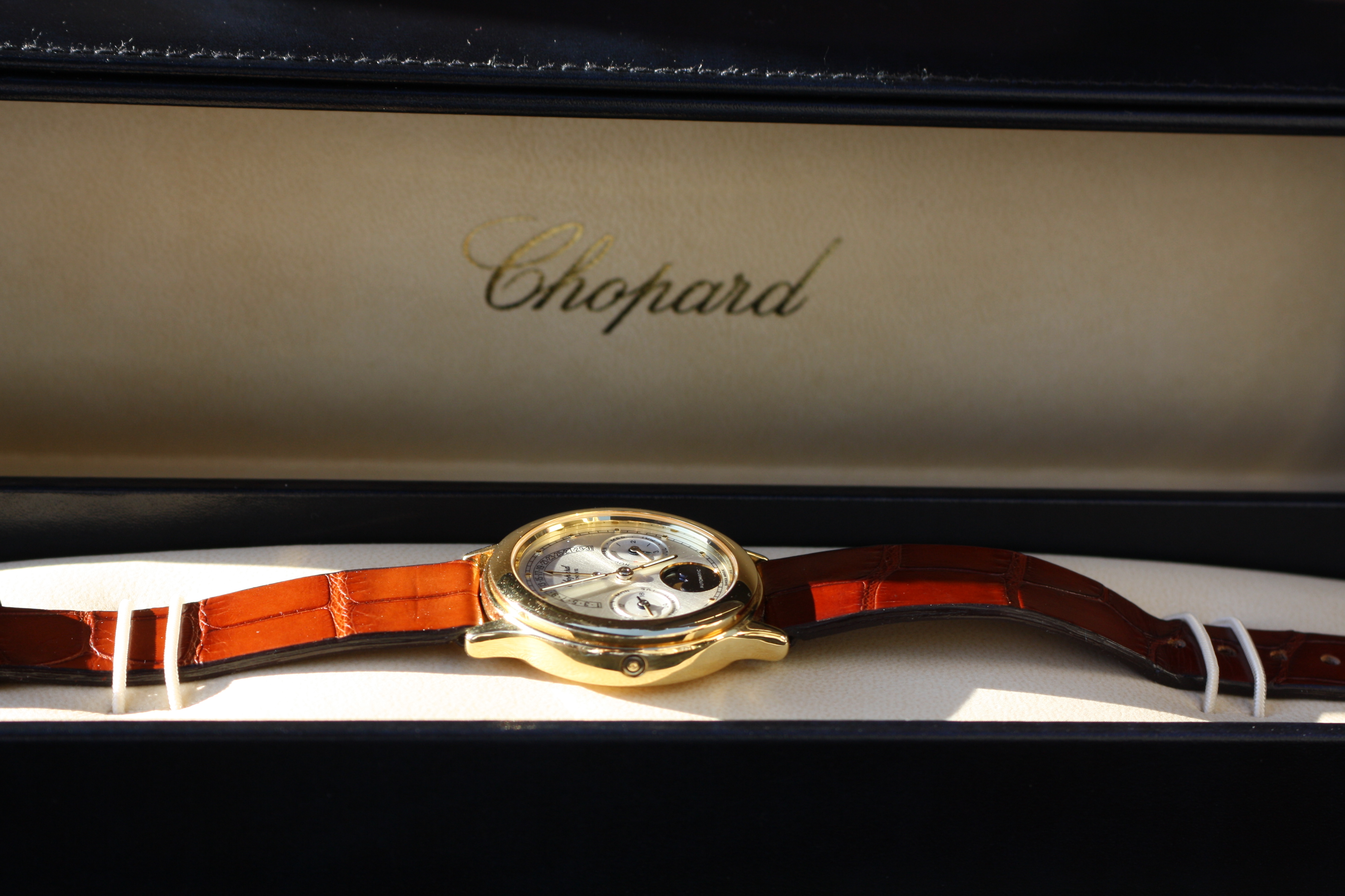 Chopard #39 Perpetual Calendar #39 D #39 Oro Lunar from 1993 VINTAGE TIMES